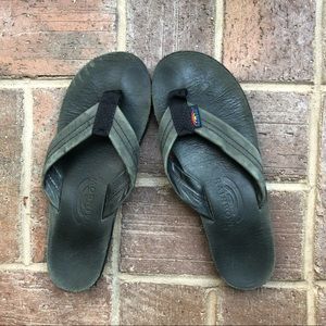 rainbow flip flops, size womens 7